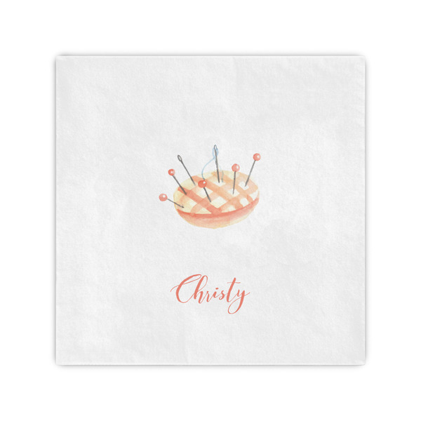 Custom Sewing Time Cocktail Napkins (Personalized)