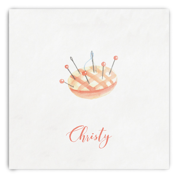 Custom Sewing Time Paper Dinner Napkins (Personalized)