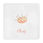 Sewing Time Standard Decorative Napkins (Personalized)
