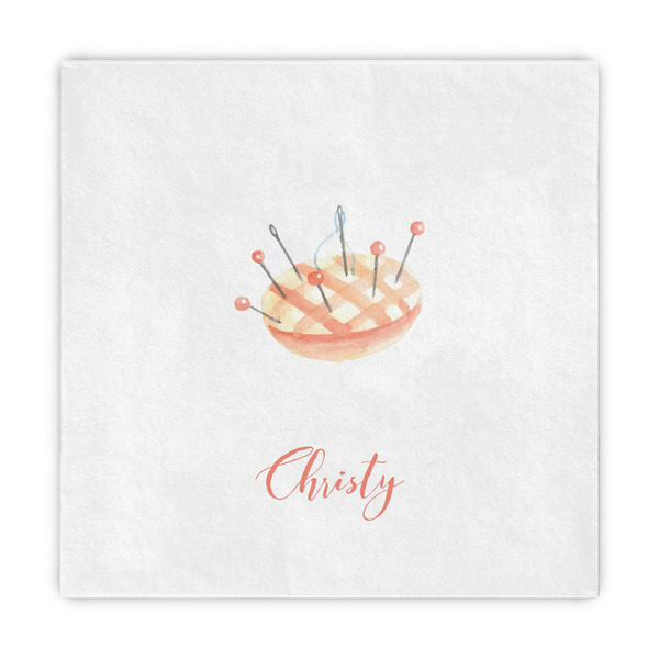 Custom Sewing Time Decorative Paper Napkins (Personalized)