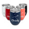 Sewing Time Steel Wine Tumblers Multiple Colors