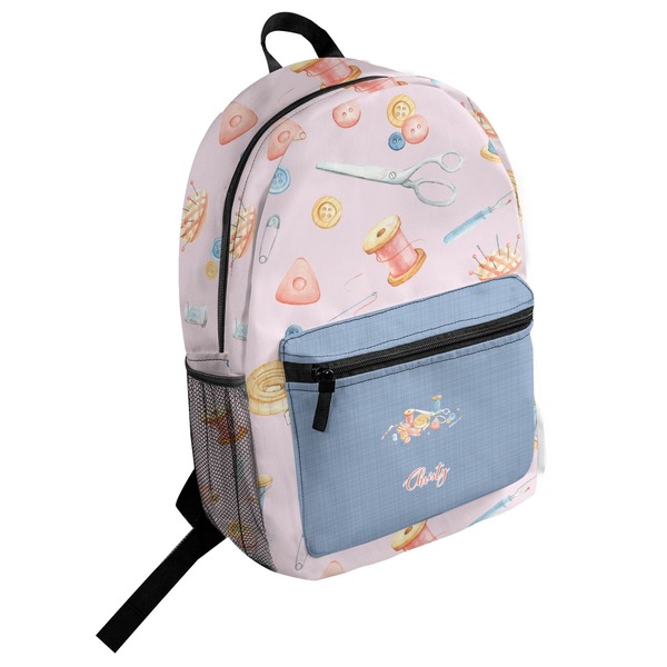 Custom Sewing Time Student Backpack (Personalized)