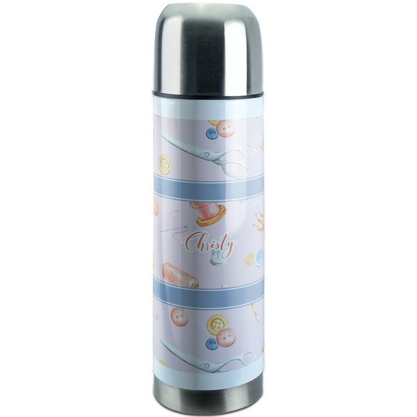 Custom Sewing Time Stainless Steel Thermos (Personalized)