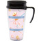 Sewing Time Travel Mug with Black Handle - Front