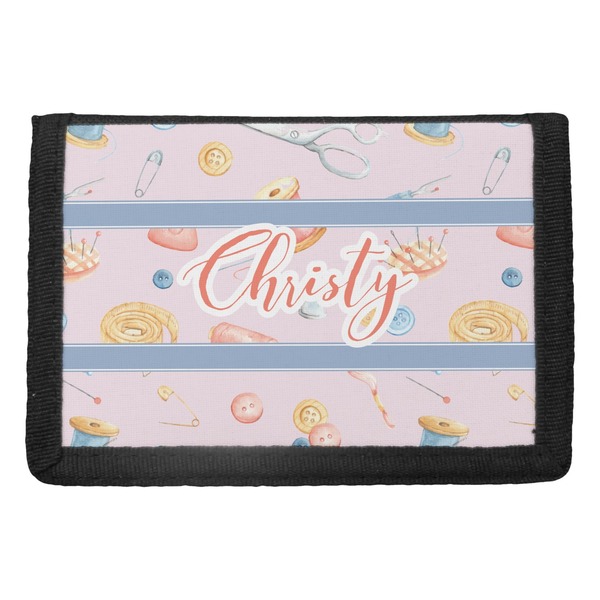 Custom Sewing Time Trifold Wallet (Personalized)