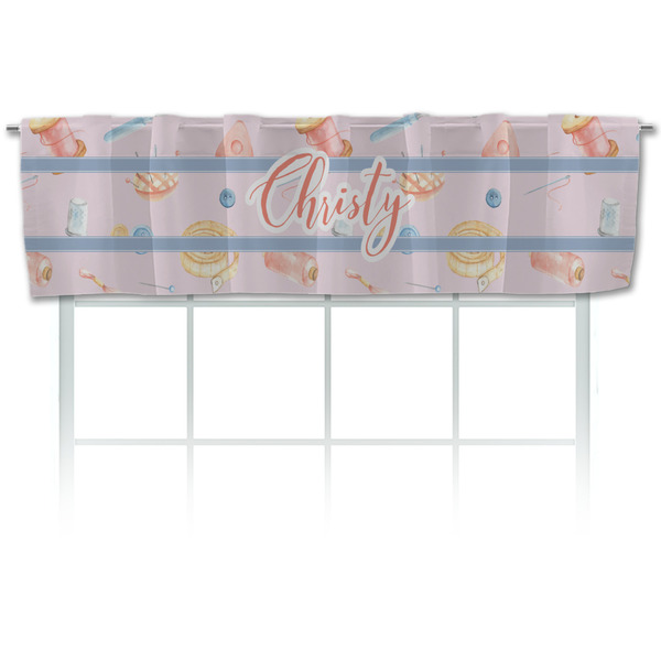 Custom Sewing Time Valance (Personalized)