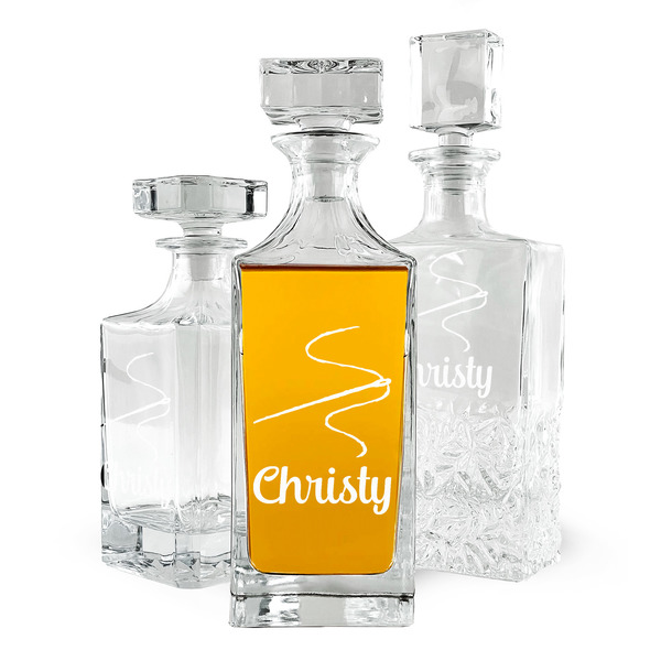 Custom Sewing Time Whiskey Decanter (Personalized)
