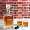 Sewing Time Whiskey Decanters - 26oz Rect - LIFESTYLE