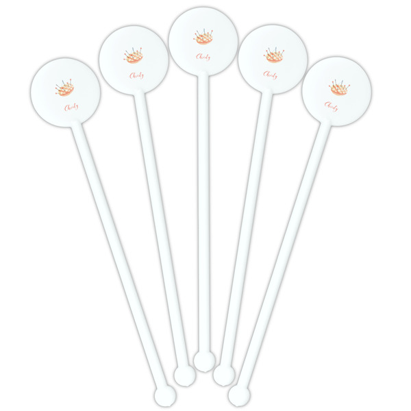 Sewing Time White Plastic 5.5" Stir Stick - Fan View