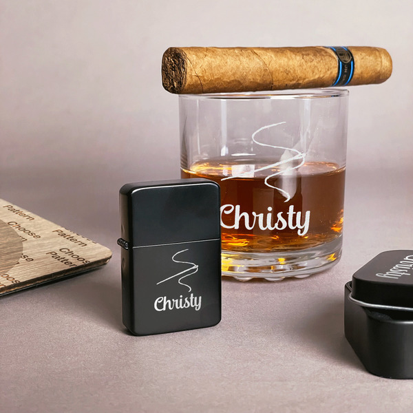 Sewing Time Windproof Lighters - Black - In Context