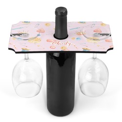 Sewing Time Wine Bottle & Glass Holder (Personalized)