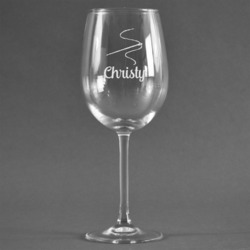 Sewing Time Wine Glass - Engraved (Personalized)