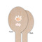 Sewing Time Wooden Food Pick - Oval - Single Sided - Front & Back