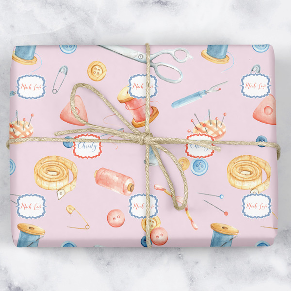 Custom Sewing Time Wrapping Paper (Personalized)