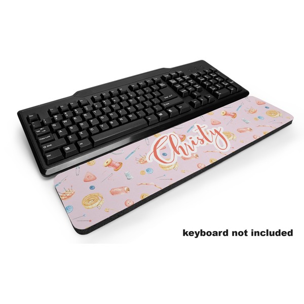 Custom Sewing Time Keyboard Wrist Rest (Personalized)