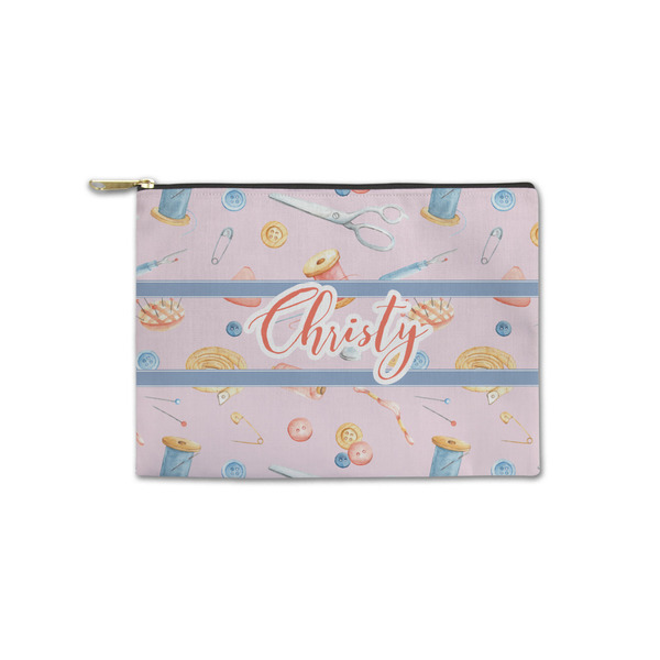 Custom Sewing Time Zipper Pouch - Small - 8.5"x6" (Personalized)