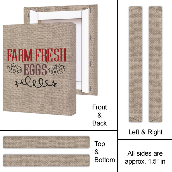 Farm Quotes 11x14 - Canvas Print - Approval