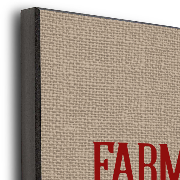 Farm Quotes 11x14 Wood Print - Closeup