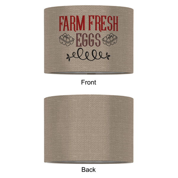 Farm Quotes 12" Drum Lampshade - APPROVAL (Fabric)