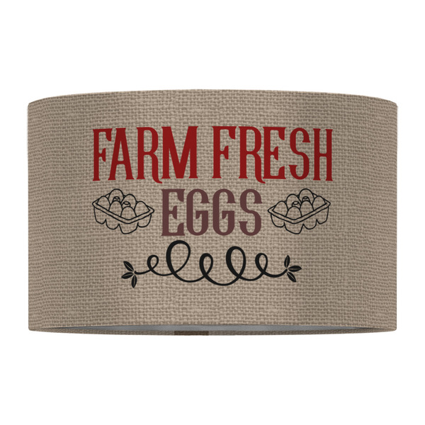 Farm Quotes 12" Drum Lampshade - FRONT (Fabric)
