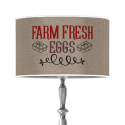 Farm Quotes 12" Drum Lamp Shade - Poly-film
