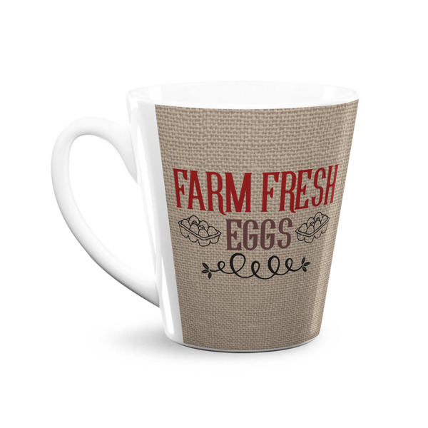 Farm Quotes 12 Oz Latte Mug - Front