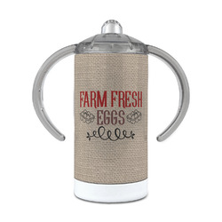 Farm Quotes 12 oz Stainless Steel Sippy Cup