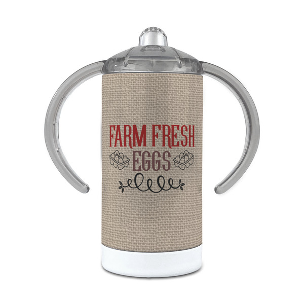 Custom Farm Quotes 12 oz Stainless Steel Sippy Cup