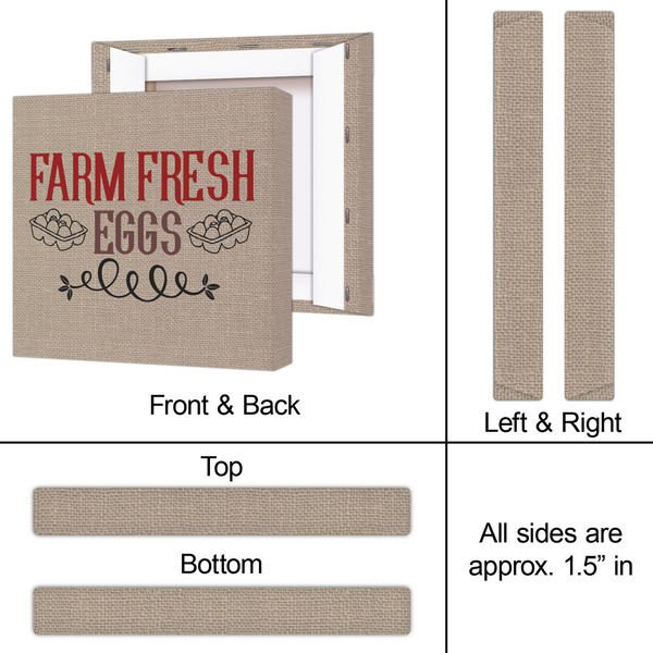 Farm Quotes 12x12 - Canvas Print - Approval