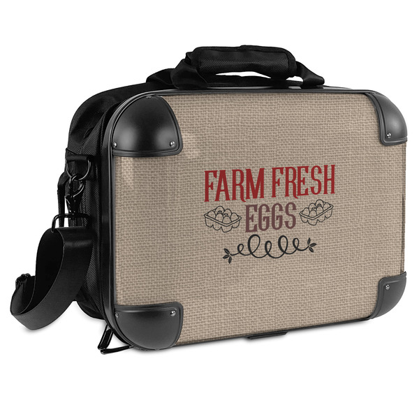 Custom Farm Quotes Hard Shell Briefcase