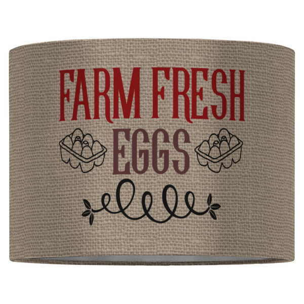 Farm Quotes 16" Drum Lampshade - FRONT (Fabric)