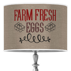Farm Quotes 16" Drum Lamp Shade - Poly-film