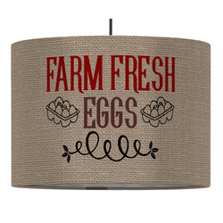 Farm Quotes Drum Pendant Lamp