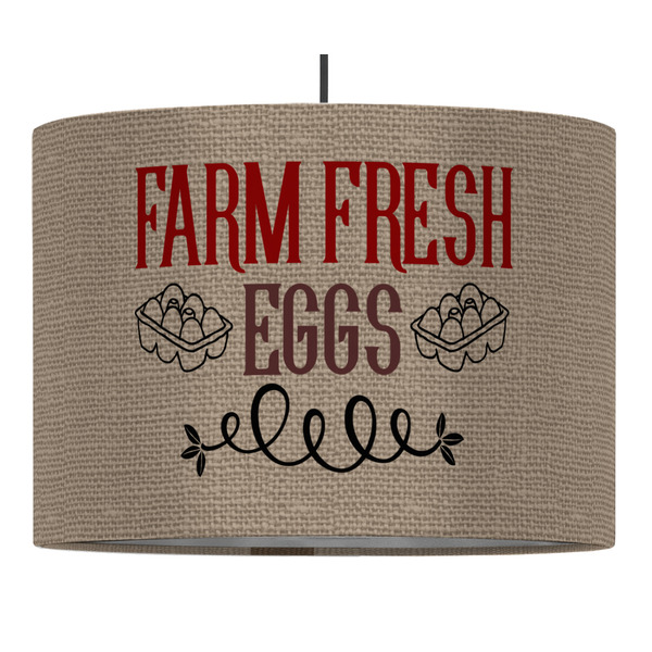 Custom Farm Quotes Drum Pendant Lamp