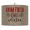 Farm Quotes Drum Pendant Lamp