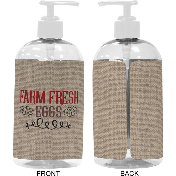 Farm Quotes 16 oz Plastic Liquid Dispenser- Approval- White