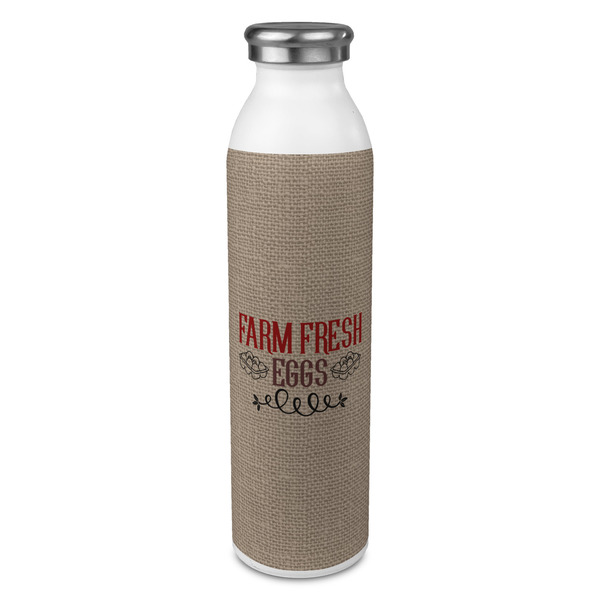 Custom Farm Quotes 20oz Stainless Steel Water Bottle - Full Print