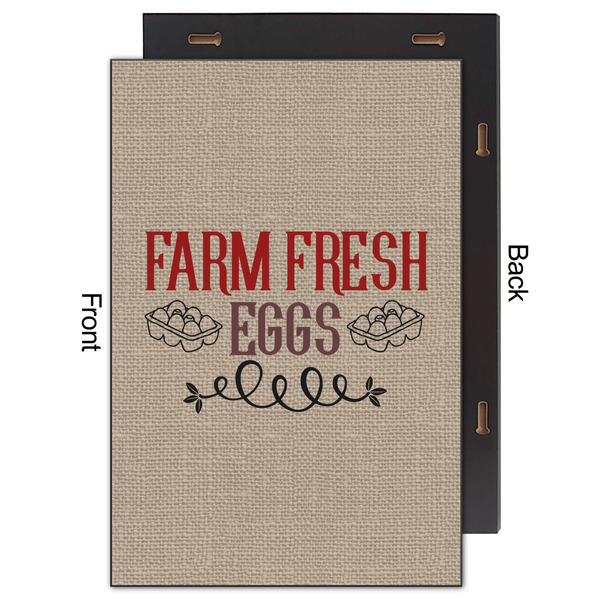 Farm Quotes 20x30 Wood Print - Front & Back View