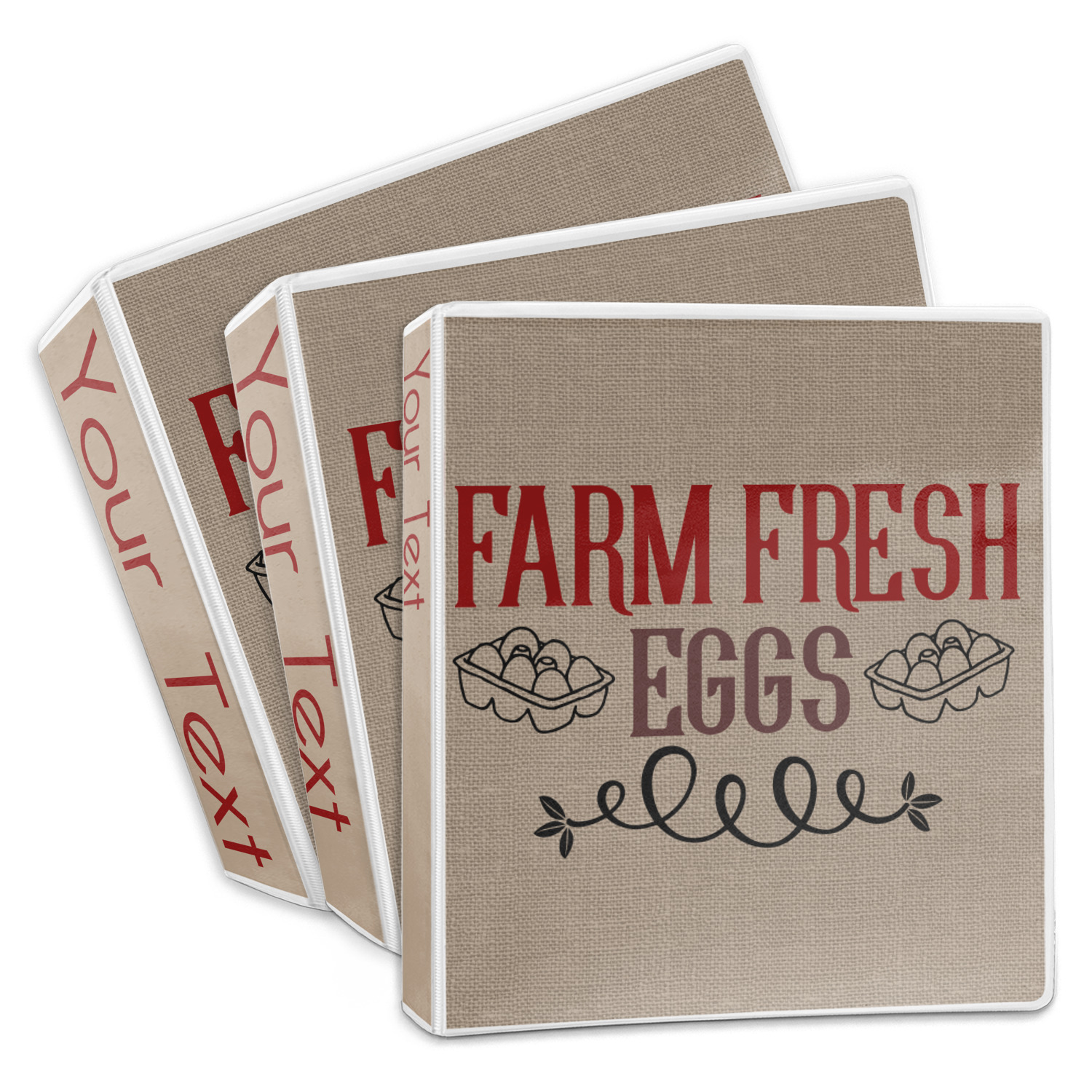 Farm Quotes 3Ring Binder 3 inch (Personalized) YouCustomizeIt