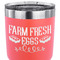 Farm Quotes 30 oz Stainless Steel Ringneck Tumbler - Coral - CLOSE UP