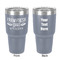 Farm Quotes 30 oz Stainless Steel Tumbler - Grey - Double-Sided