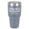Farm Quotes 30 oz Stainless Steel Tumbler - Grey - Single-Sided