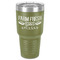 Farm Quotes 30 oz Stainless Steel Tumbler - Olive - Single-Sided