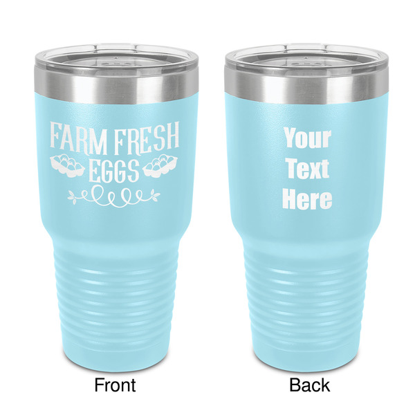 Custom Farm Quotes 30 oz Stainless Steel Tumbler - Teal - Double-Sided