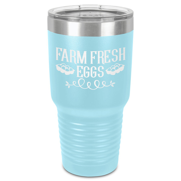 Custom Farm Quotes 30 oz Stainless Steel Tumbler - Teal - Single-Sided
