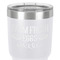 Farm Quotes 30 oz Stainless Steel Ringneck Tumbler - White - Close Up