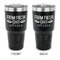 Farm Quotes 30 oz Stainless Steel Ringneck Tumblers - Black - Double Sided - APPROVAL