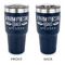 Farm Quotes 30 oz Stainless Steel Ringneck Tumblers - Navy - Double Sided - APPROVAL