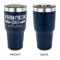 Farm Quotes 30 oz Stainless Steel Ringneck Tumblers - Navy - Single Sided - APPROVAL