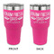 Farm Quotes 30 oz Stainless Steel Tumbler - Pink - Double Sided